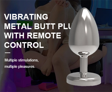 Experience Intense Sensations with Vibrating Metal Butt Plugs